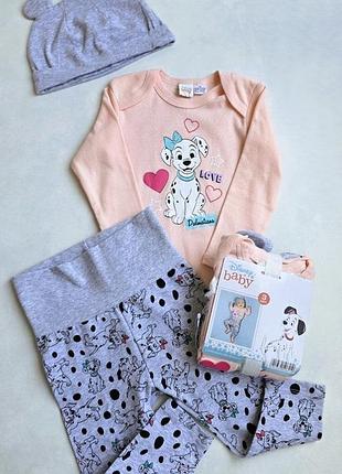 Детский костюм-тройка disney baby 74-80 см для девочек