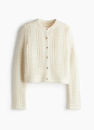 Ажурний кардиган від бренду h&m