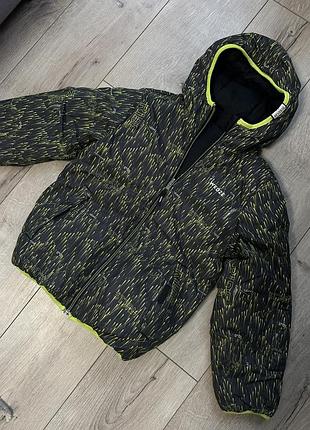 Двостороння зимова куртка decathlon 6-7