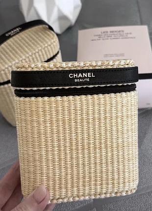 Косметичка сумка плетена chanel