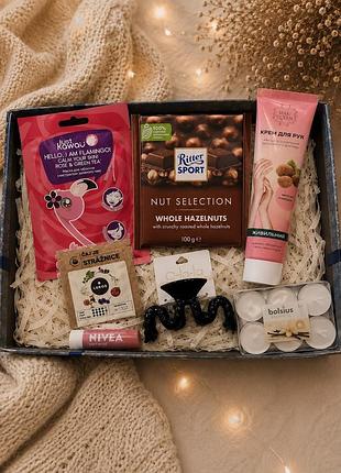Подарунковий cozy mood box 🤎 міні догляд