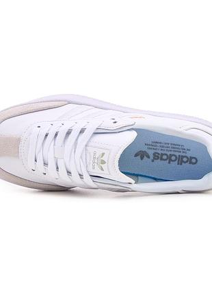 Adidas samba platform white