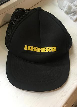 Колекційна вінтажна кепка liebherr trucker hat (vintage 90s) — ідеальний стан!
