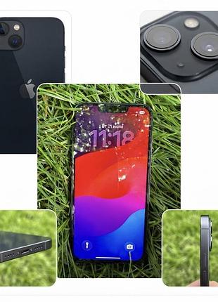 Iphone 13 на 128 гб у стильному чорному кольорі (midnight)