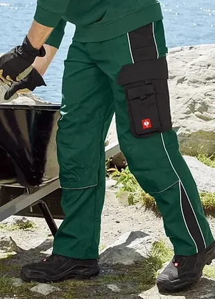 Engelbert strauss (m-l)work pants green мужские рабочие штаны рабочая