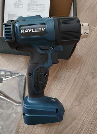 Акумуляторний будівельний фен rayleey fm-b502 (lcd-дисплей, насадки)