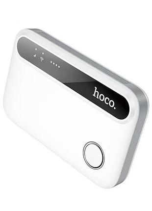 Мобільний роутер hoco hi41 mobile portable wifi (europe asia and africa) white
