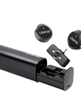 Бездротова мікрофонна система ulanzi a21 wireless microphone, dual-mic, (type c) black