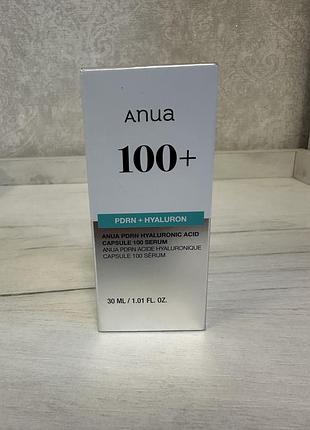 Сироватка anua pdrn hyaluronic acid capsule 100 serum для сяйва шкіри з полінуклеотидами 30 мл