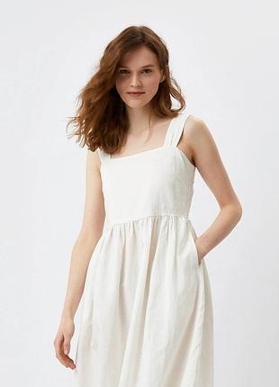 Cарафан primark молочный