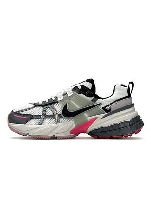 Кросівки жіночі nike v2k run white holographic pink