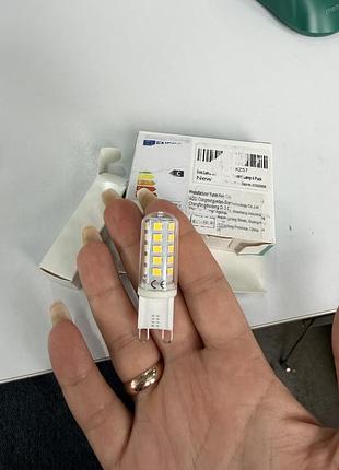 Светодиодная led лампа g9 3w 4000k 220-240v eco.luma, комплект 4 шт. (легке б/в)