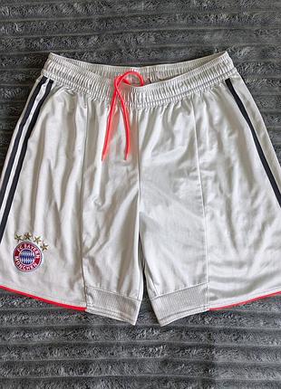 Спортивні футбольні чоловічі шорти adidas fc bayern münchen away shorts баварія мюнхен climacool