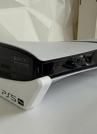 Горизонтальная подставка для playstation 5 pro (охлаждение и фиксация) білий