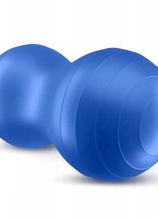 Мяч для фитнеса “арахис” easyfit ef-3022-bl ø45х90см синий для йоги и пилатеса.