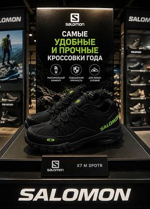Чоловічі кросівки salomon чорні  мужские кросовки саломон  розмір 40–46