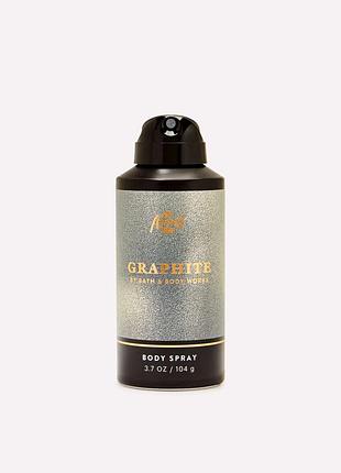 Парфюмированный спрей для тела для мужчин bath & body works (667659370382) graphite 104 г