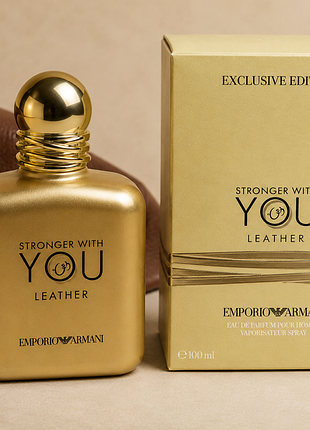 Emporio armani stronger with you leather exclusive edition 100 мл армани стрронгер