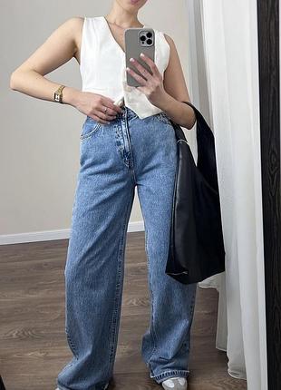 Джинси фасону wide leg від якісного бренду cos