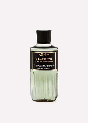 Мужской гель для душа bath & body works (667659370481) graphite 295 мл