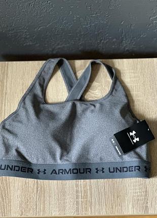 Оригінальний спортивний топ under armour crossback mid heather