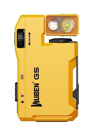Універсальний кишеньковий edc ліхтар wuben g5 rgb yellow (400лм, 82м)