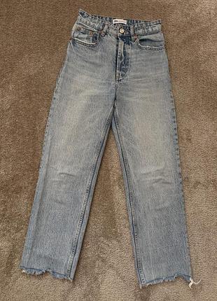 Прямі джинси zara