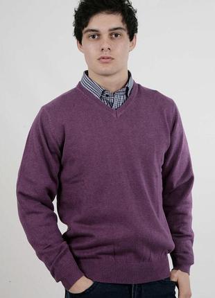 Кашемировый мужской пуловер del santo cashmere (100% кашемир, итальялия)