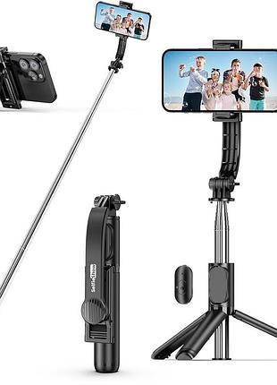 Название для prom: монопод-штатив selfieshow q01 bluetooth для смартфона, селфи-палка с беспроводным пультом, черный, новый