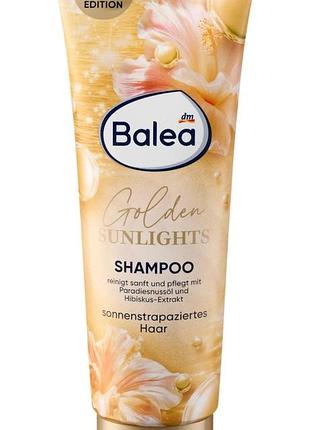 Шампунь balea golden sunlights — це лімітований засіб для догляду за волоссям від німецького бренду dm balea.