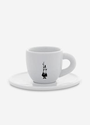 Чашка та блюдце bialetti moka, y0tz097