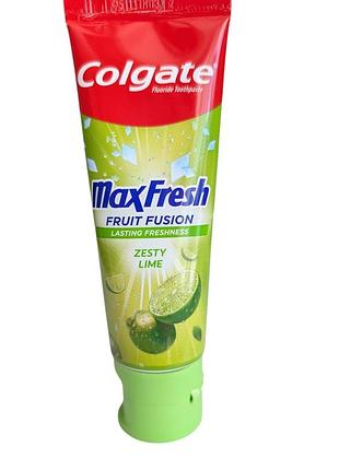 Зубна паста colgate max fresh fruit fusion zesty lime (75 мл)