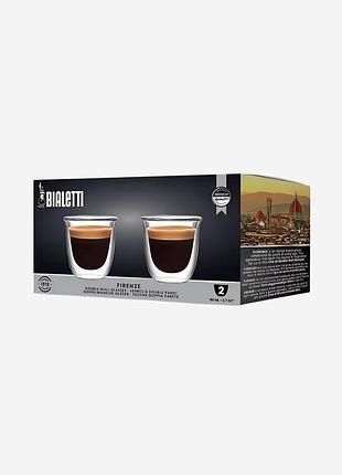 Набір склянок із подвійними стінками bialetti firenze, dbw013