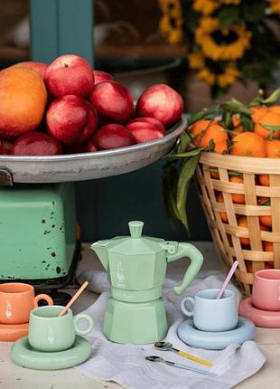 Набір чашок із блюдцями bialetti mercato della frutta, pfruit003