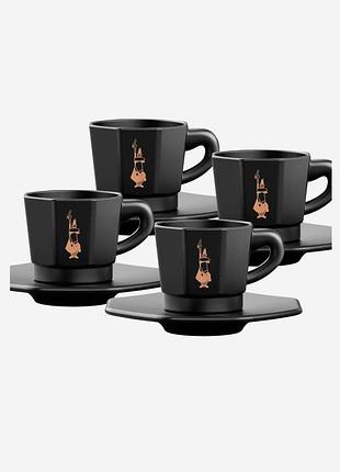 Набір чашок із блюдцями bialetti, rtatz403