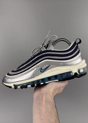 Розмір 40 25 см кросівки nike air max 97 og metallic silver chlorine blue