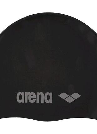 Шапка для плавання arena classic silicone jr чорний дет osfm 91670-05 (оригінал)