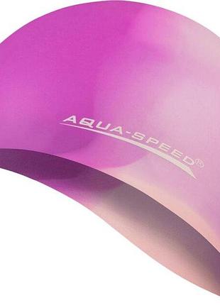 Шапка для плавання aqua speed ​​bunt 4058 мультиколор уні osfm 113-65 (оригінал)