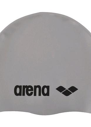 Шапка для плавання arena classic silicone jr сірий дет osfm 91670-051 (оригінал)