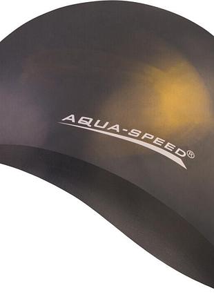 Шапка для плавання aqua speed ​​bunt 4054 мультиколор уні osfm 113-61 (оригінал)