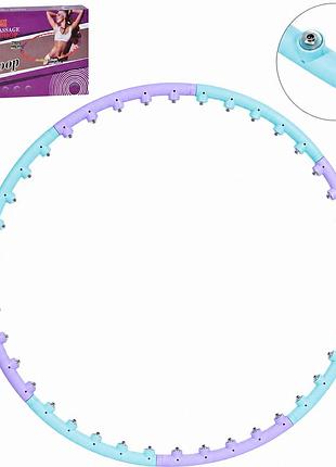 Масажний обруч hula hoop js-5043, 8 секцій