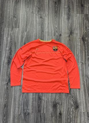 Кофта лонгслив nike total 90 barcelona training