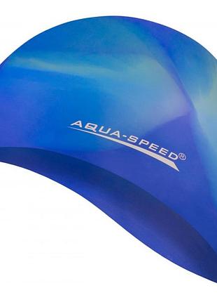 Шапка для плавання aqua speed ​​bunt 5294 мультиколор уні osfm 113-57 (оригінал)