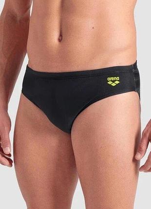 Плавки сліпи для чоловіків arena flow swim briefs чорний 008939-550 (оригінал) 80
