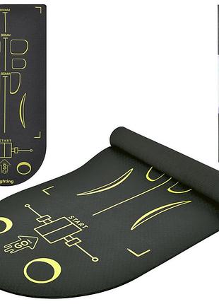 Килимок для фітнесу та йоги profi sport tpe 6мм gm-4590