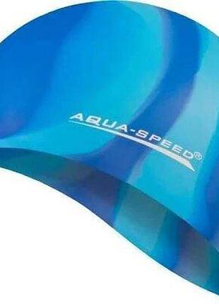 Шапка для плавання aqua speed ​​bunt 4057 мультиколор уні osfm 113-64 (оригінал)