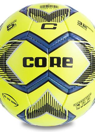 М'яч футбольний core hi vis3000 cr-016 №5 pu