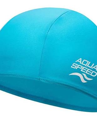 Шапка для плавання aqua speed baby cap 61712 блакитний дет 755-01 (оригінал)
