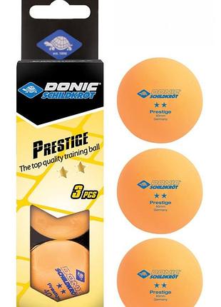 Кульки для настільного тенісу donic prestige 2* 40+