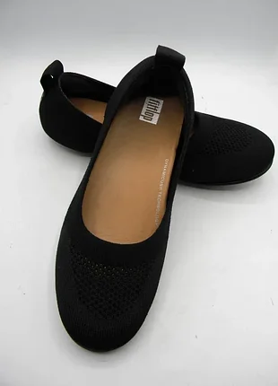 Чорні текстильні балетки fitflop allegro р. 40 устілка 25.4 см оригінал